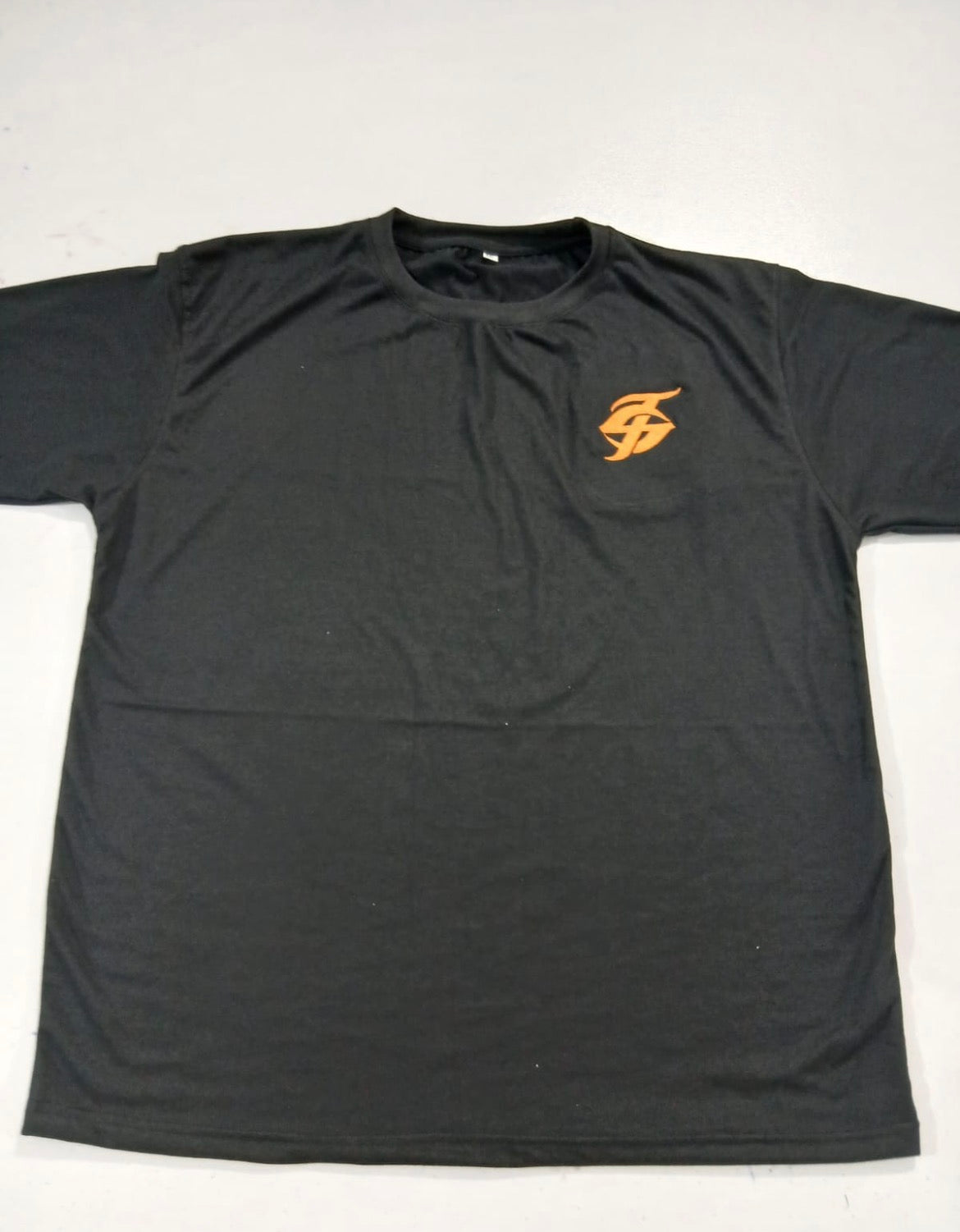 Black “The Source” logo tee