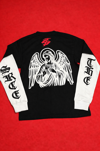 Long sleeve angel t-shirt - thermal sleeves